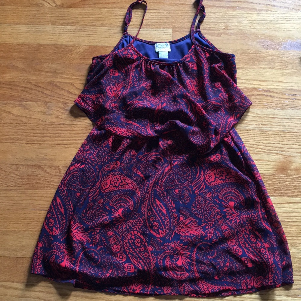 Summer adjustable strap dress